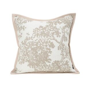 Croker Horse VELVET Embroidered Pine Tree Pillow Cover- Pack of 1